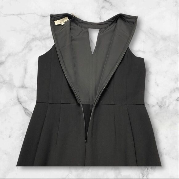 Ann Taylor Black Keyhole Sleeveless A-line Dress Size 4 - Picture 13 of 16